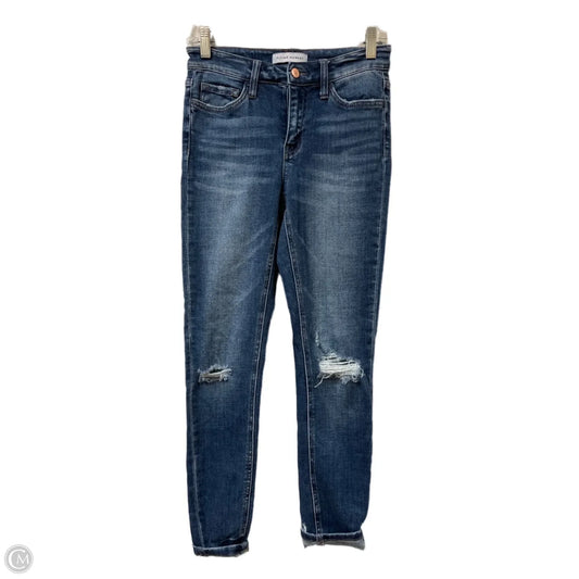 Jeans Skinny By Flying Monkey In Blue Denim, Size: 2