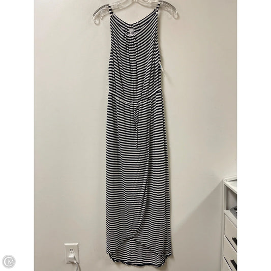 Dress Casual Maxi By Cabi In Blue & White, Size: S