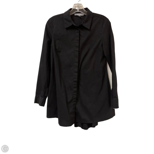 Tunic Long Sleeve By Marled In Black, Size: S