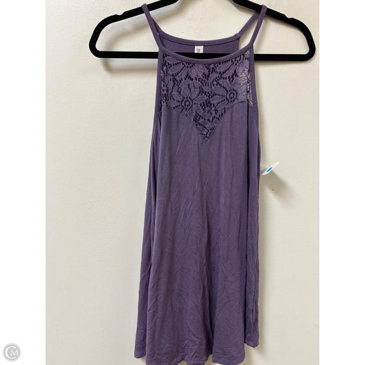 Top Sleeveless By Clothes Mentor In Purple, Size: S
