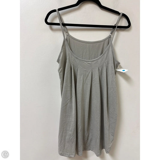Top Sleeveless By Clothes Mentor In Grey, Size: M