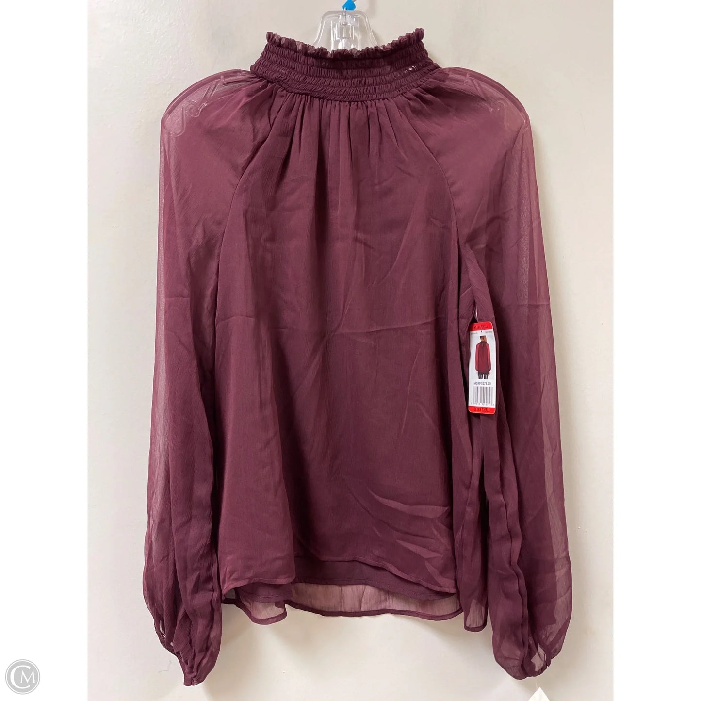 Top Long Sleeve By Joie In Purple, Size: Xs