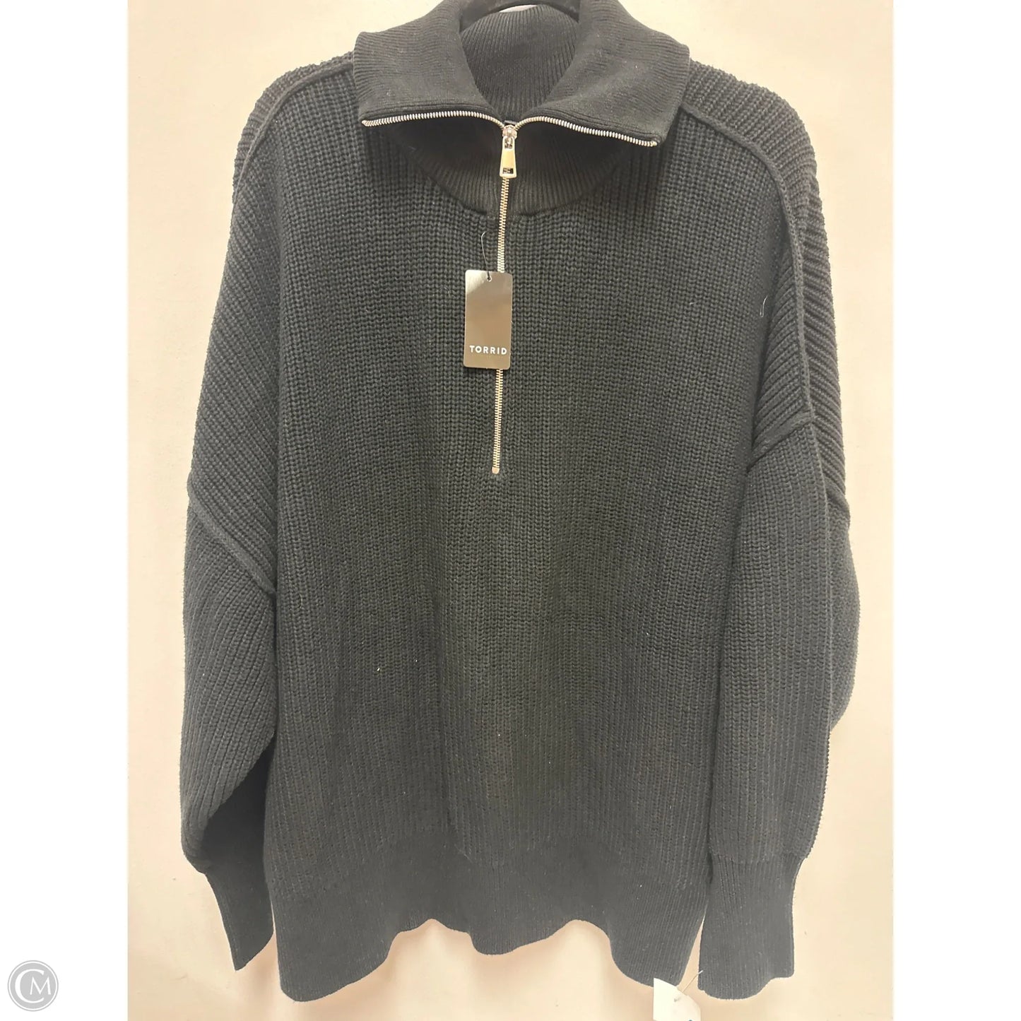 Sweater By Torrid In Black, Size: 3x