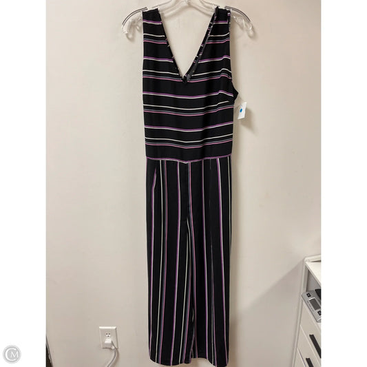 Jumpsuit By Worthington In Black & Purple, Size: 1x