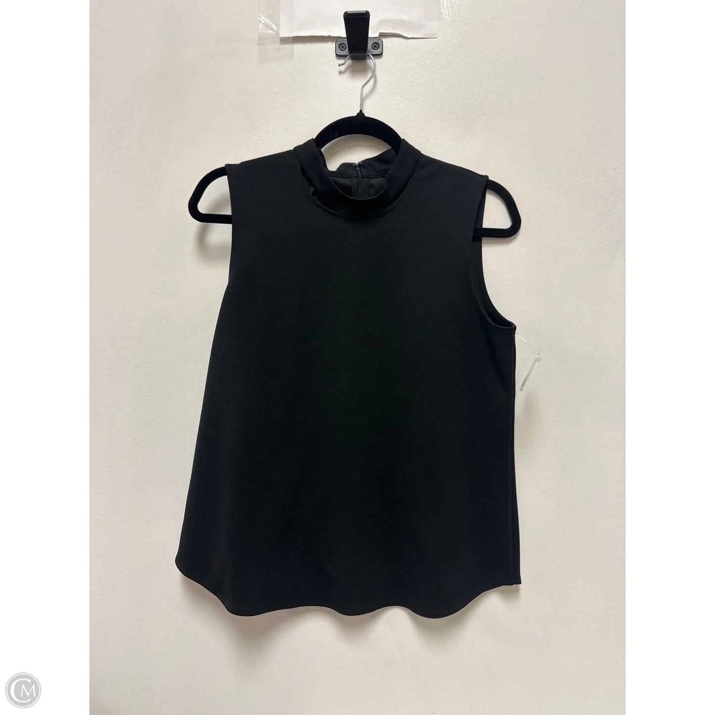 Top Sleeveless By Ann Taylor In Black, Size: M