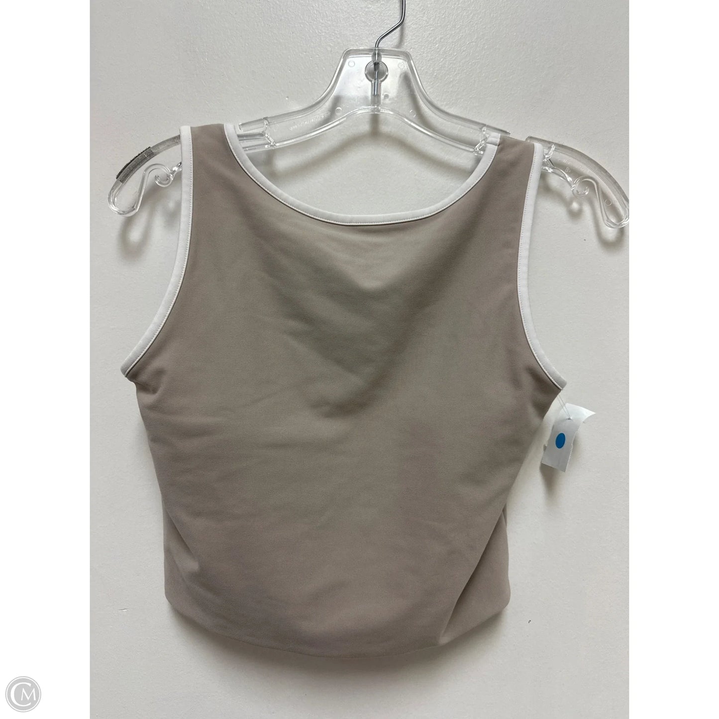 Athletic Tank Top By Clothes Mentor In Tan, Size: M