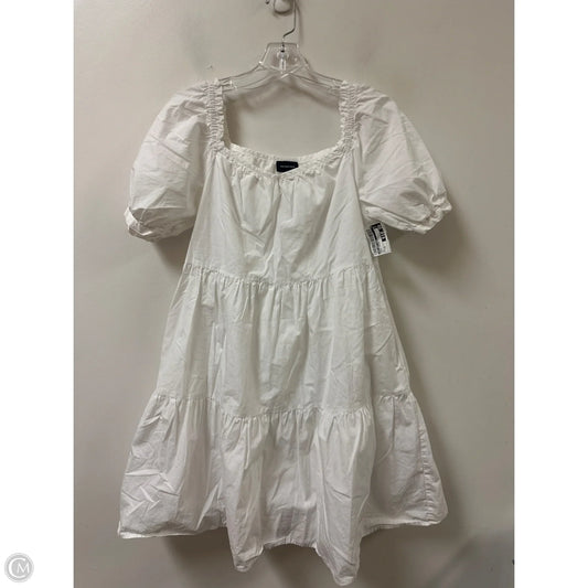 Dress Casual Midi By Who What Wear In White, Size: Xs