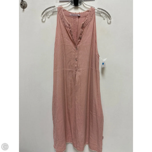 Dress Casual Midi By Calvin Klein In Pink, Size: S
