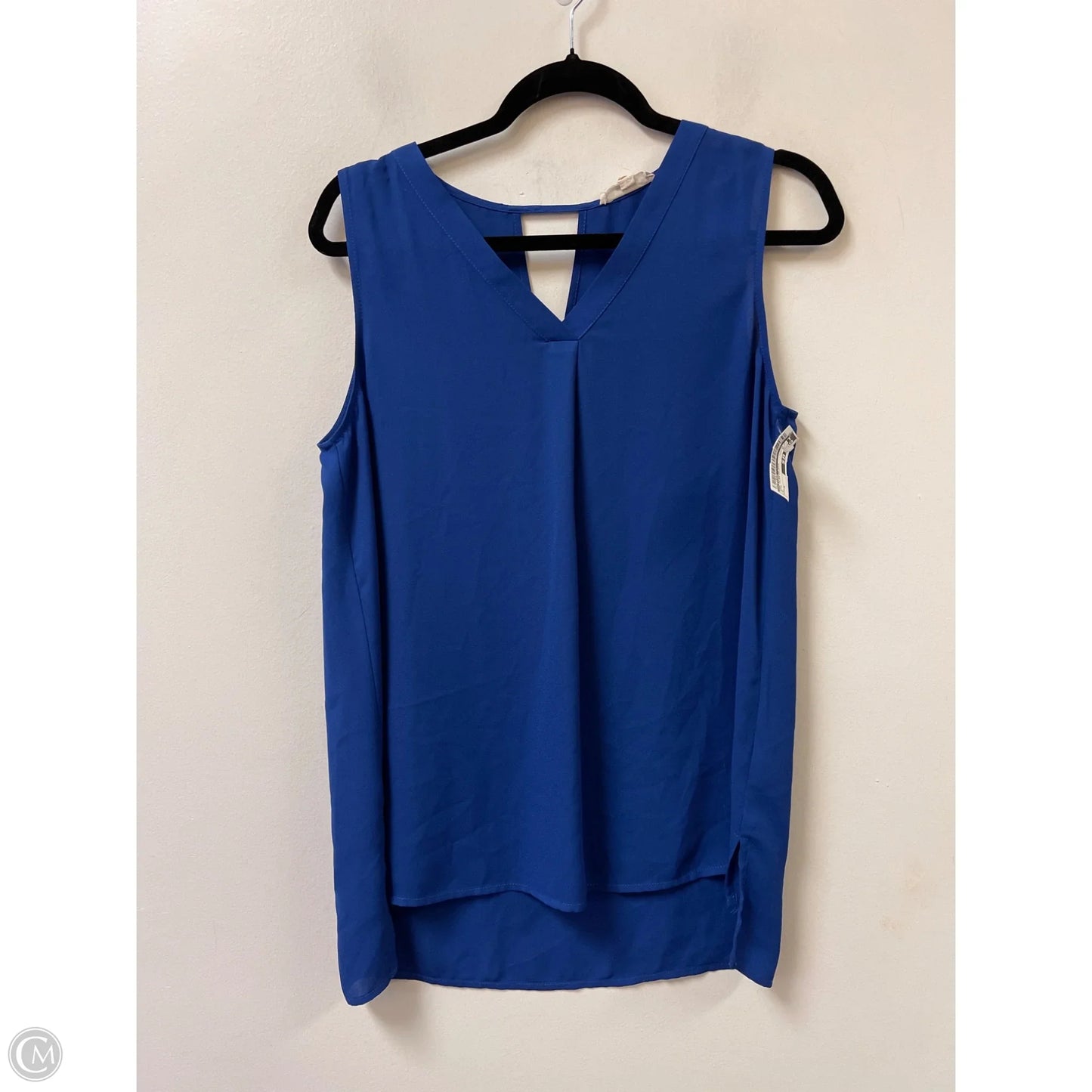 Top Sleeveless By Pleione In Blue, Size: M
