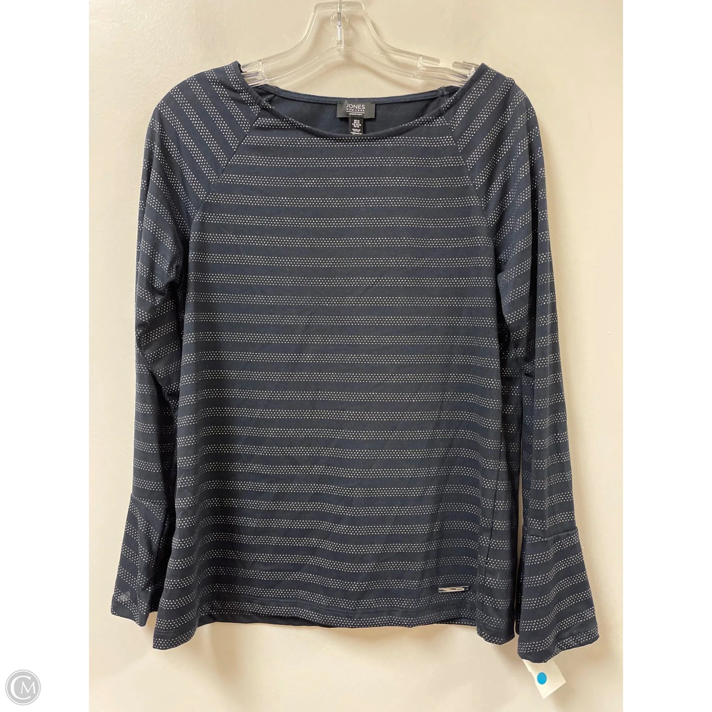 Top Long Sleeve By Jones New York In Navy, Size: M