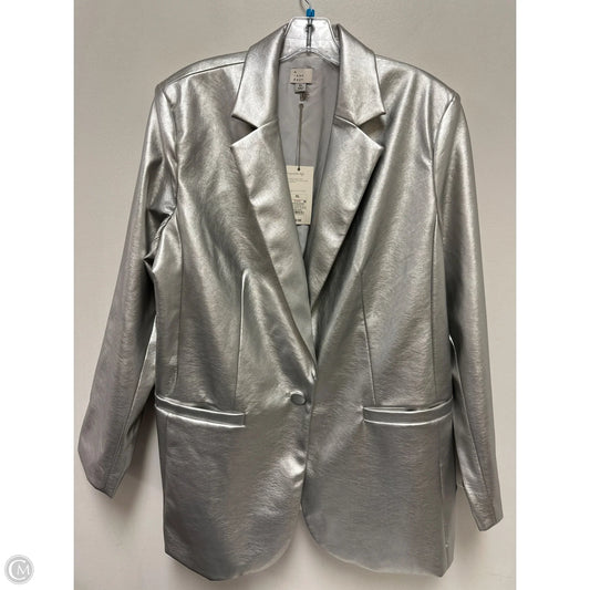 Blazer By A New Day In Silver, Size: Xl