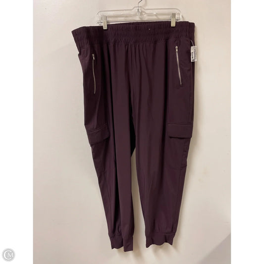Athletic Pants By Old Navy In Red, Size: 2x