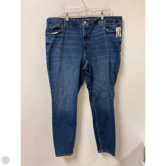 Jeans Skinny By Old Navy In Blue Denim, Size: 20