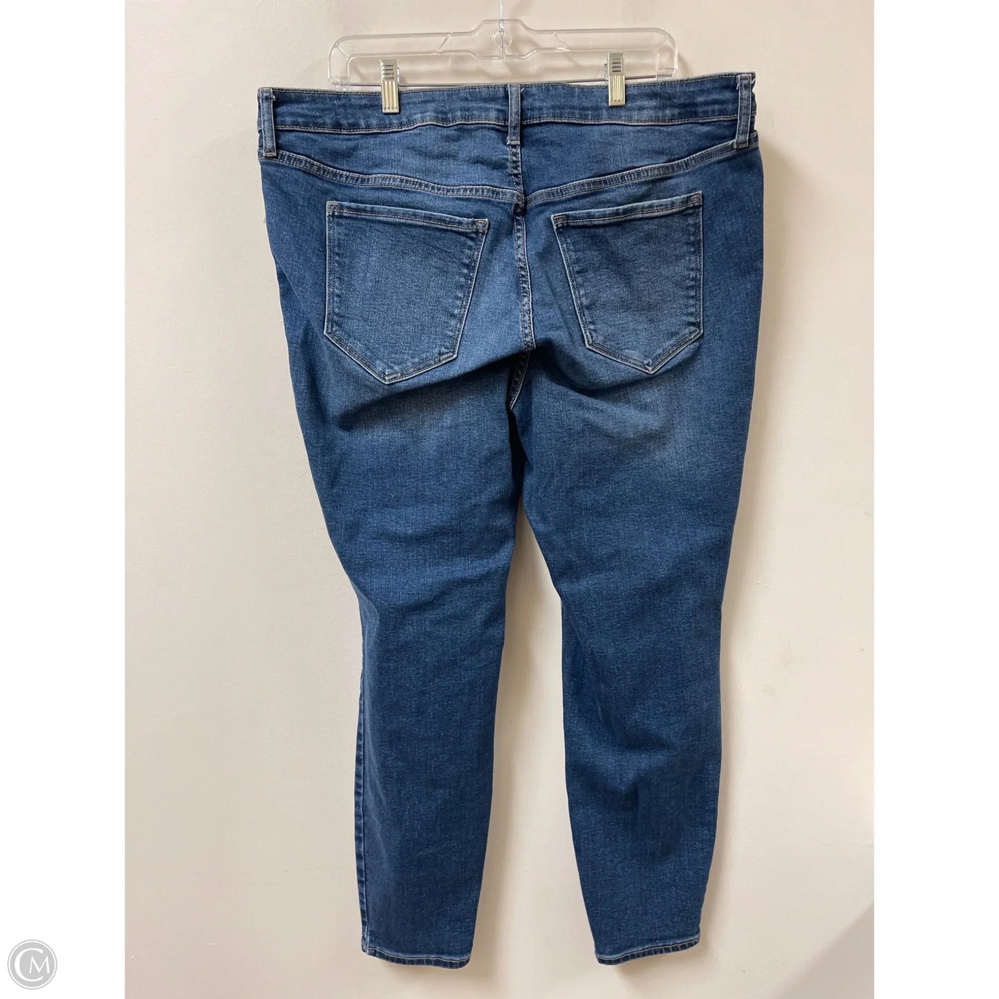 Jeans Skinny By Old Navy In Blue Denim, Size: 20