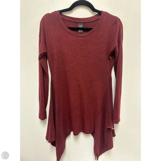 Tunic Long Sleeve By Lildy In Red, Size: M