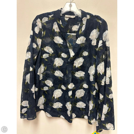 Top Long Sleeve By Dalia In Floral Print, Size: M