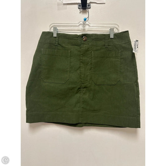 Skirt Midi By Maeve In Green, Size: Xl