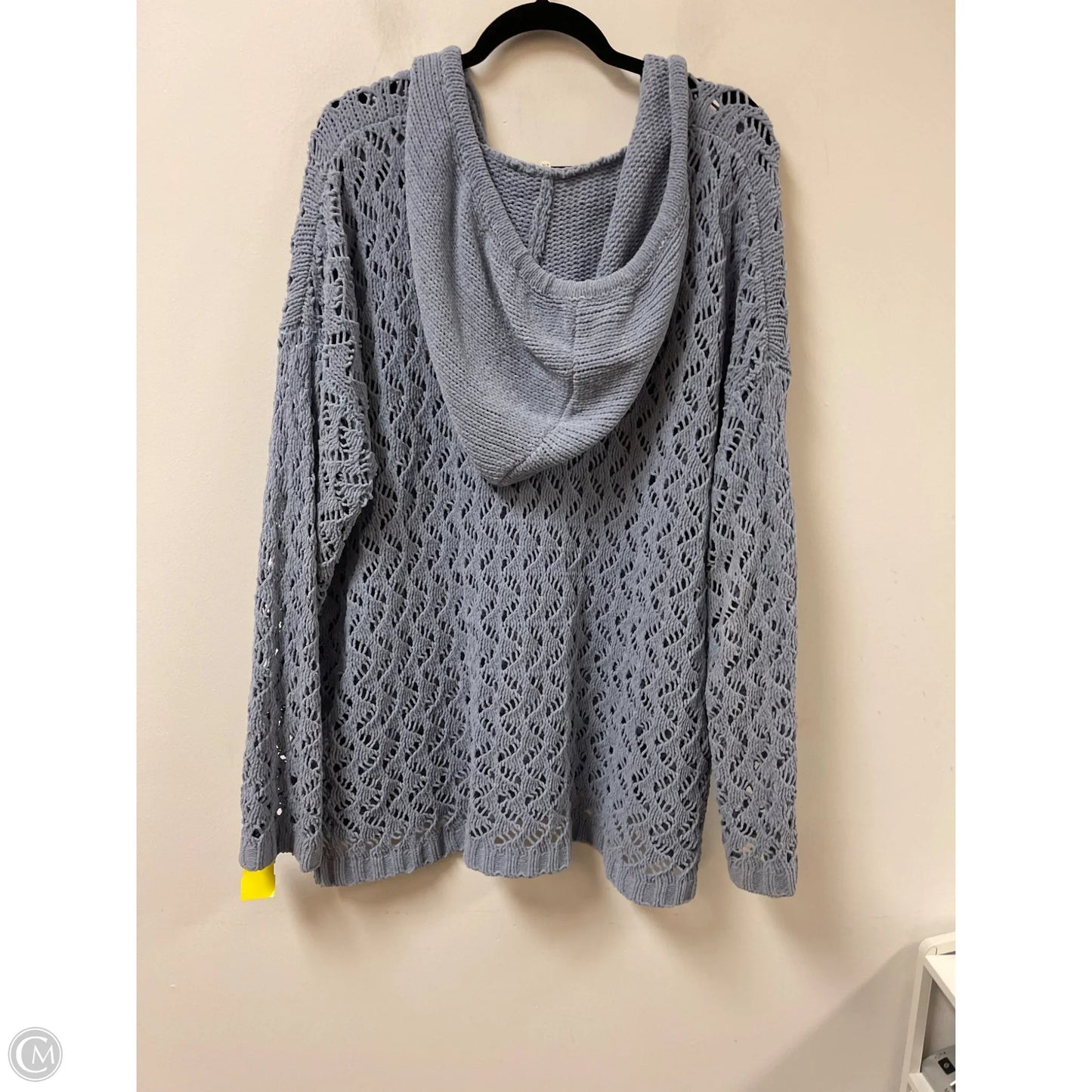 Sweater By Miracle In Blue, Size: 2x