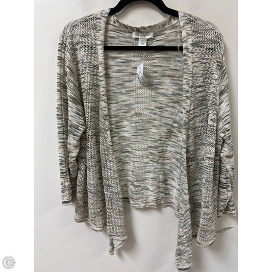 Cardigan By Christopher And Banks In Grey, Size: Xl