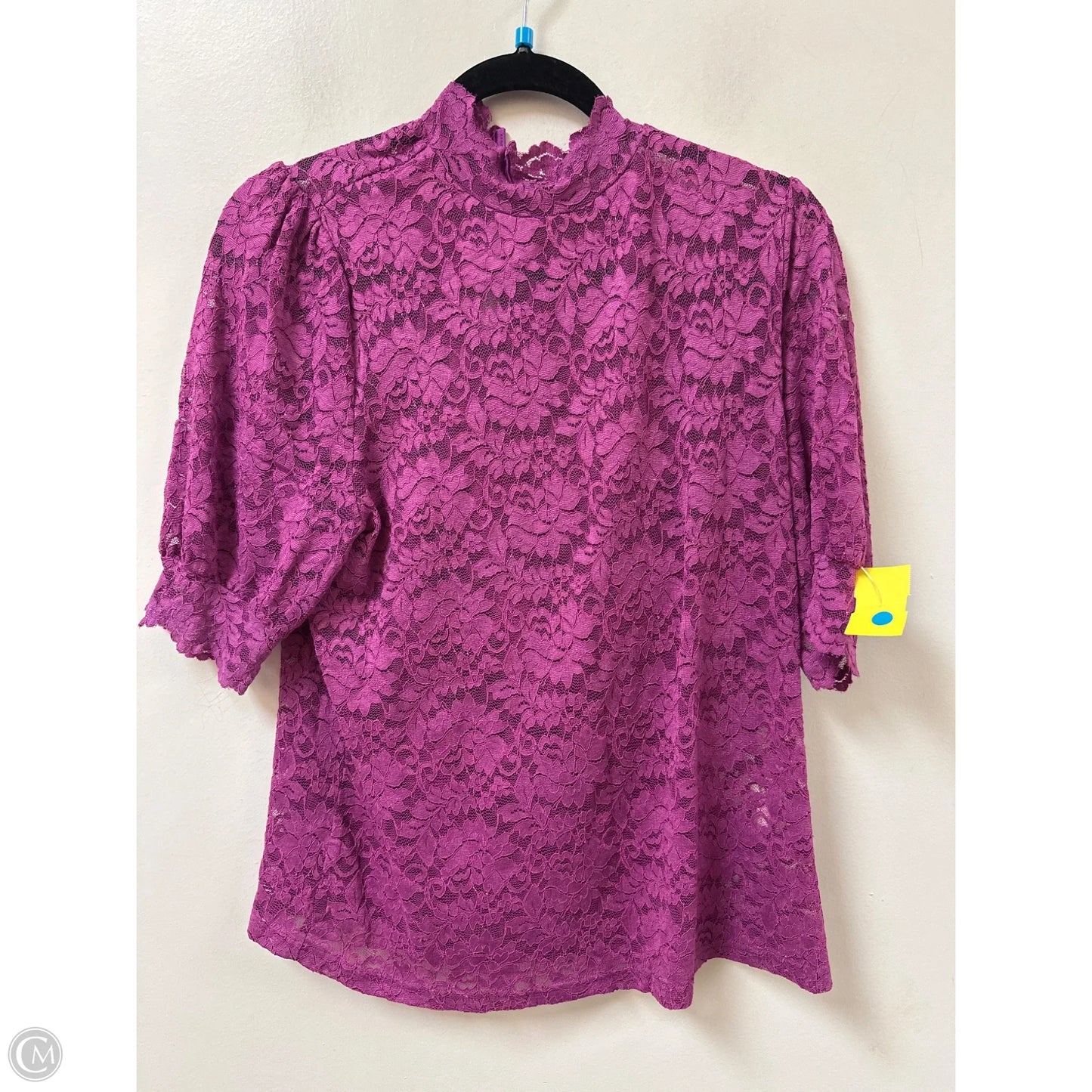 Top Short Sleeve By Clothes Mentor In Purple, Size: M