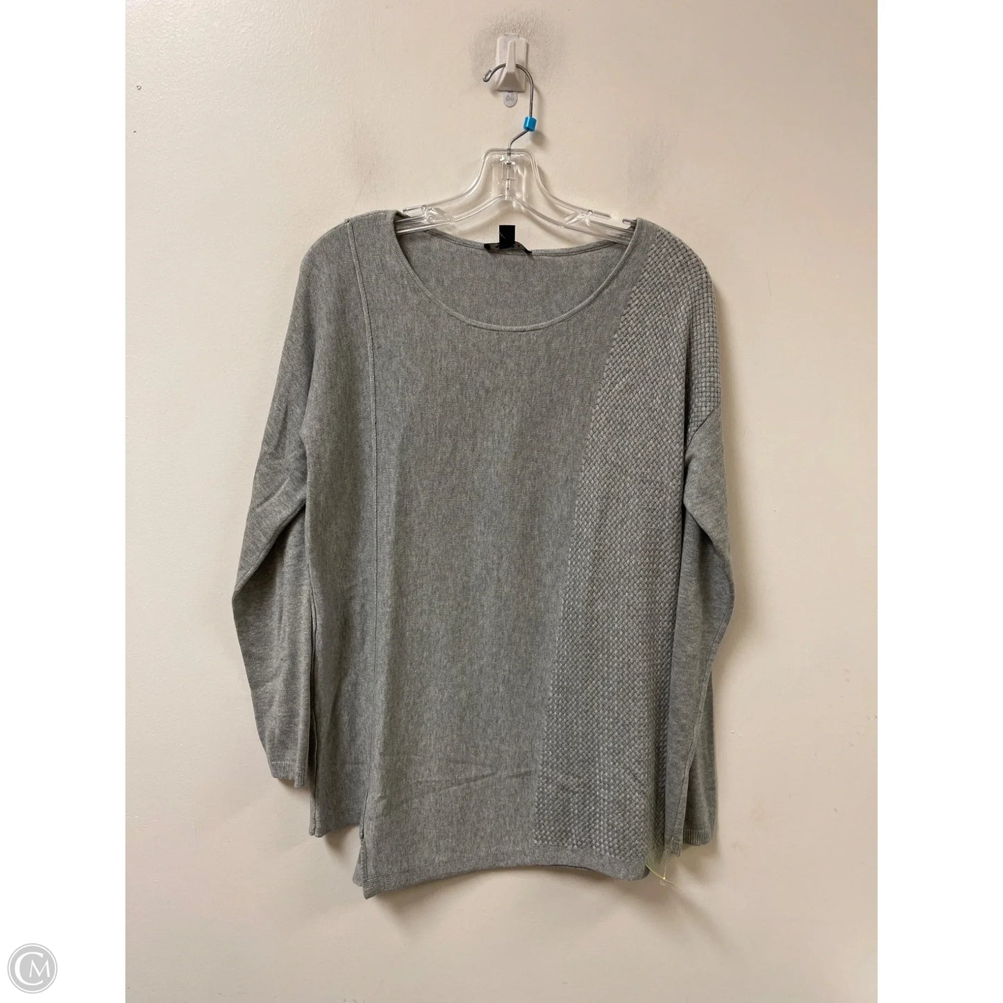 Top Long Sleeve By Tribal In Grey, Size: S