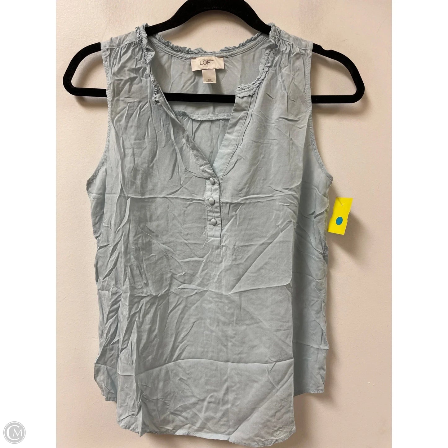Top Sleeveless By Loft In Blue, Size: Xs