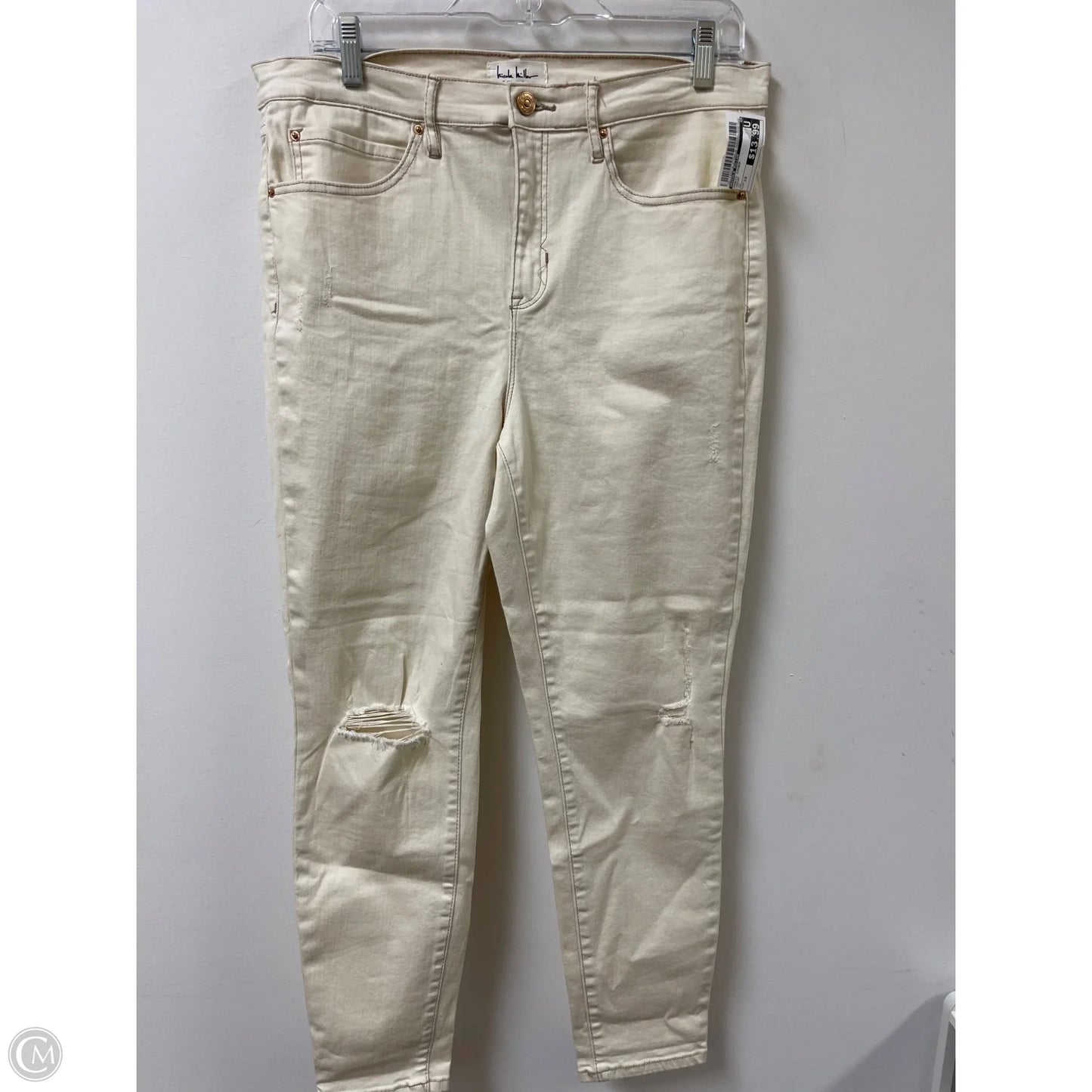 Pants Other By Nicole Miller In Cream, Size: 12