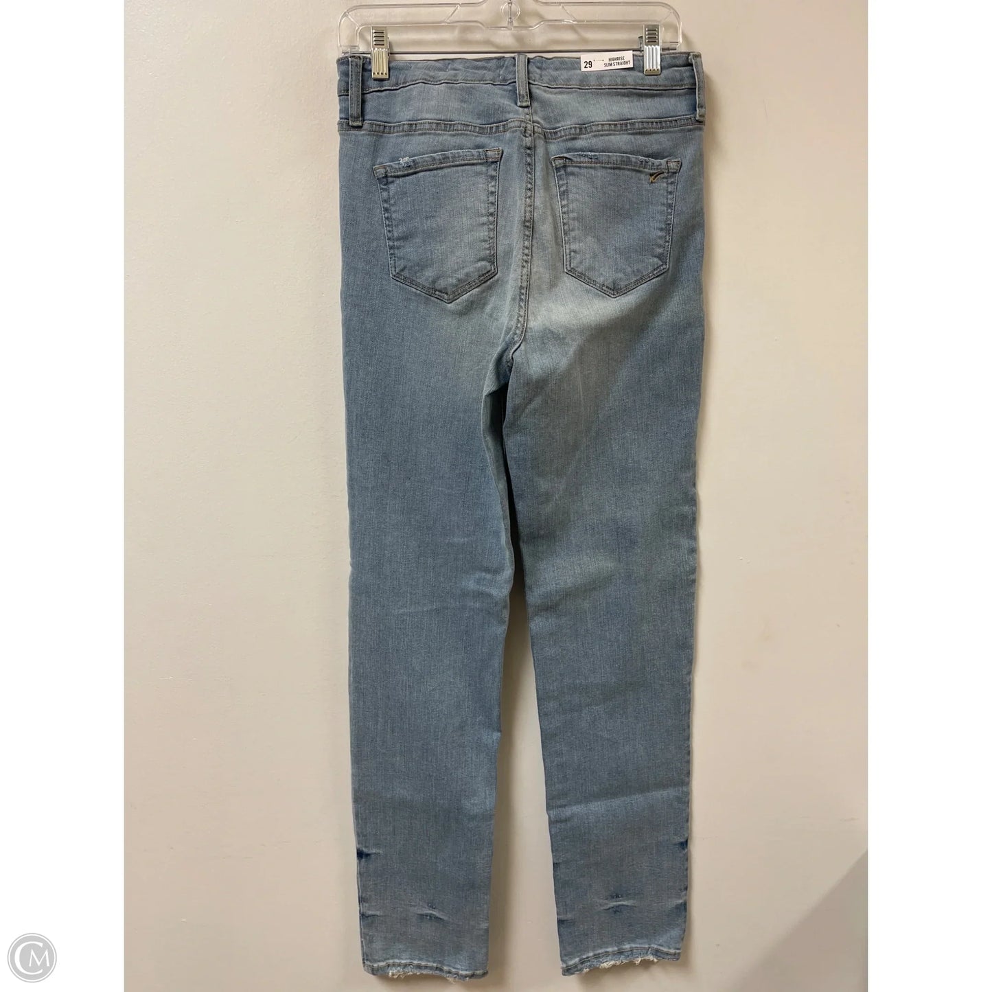 Jeans Straight By William Rast In Blue Denim, Size: 8