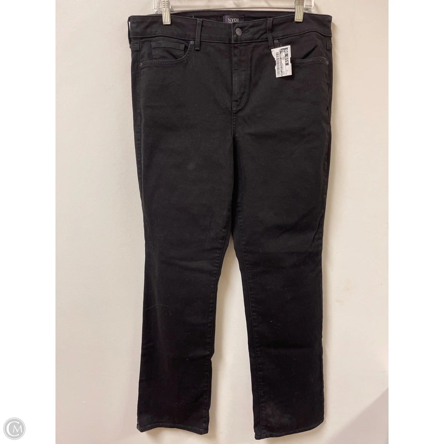 Jeans Straight By Not Your Daughters Jeans In Black, Size: 14