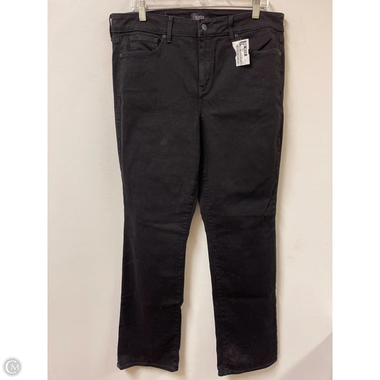 Jeans Straight By Not Your Daughters Jeans In Black, Size: 14
