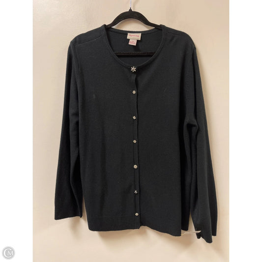 Cardigan By Clothes Mentor In Black, Size: 2x