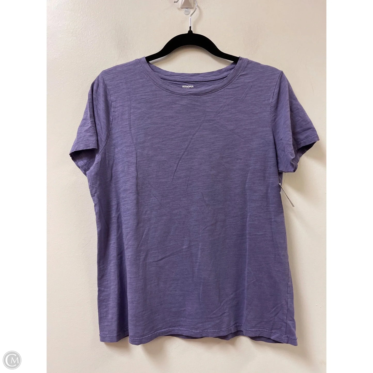 Top Short Sleeve By Sonoma In Purple, Size: M