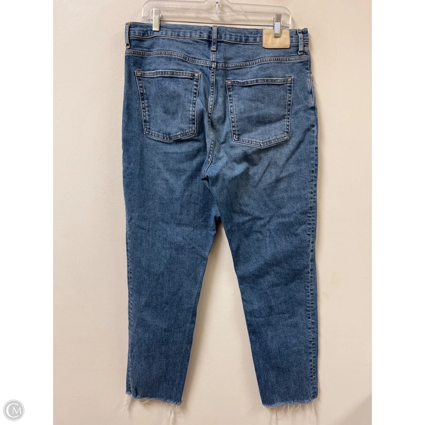 Jeans Straight By Everlane In Blue Denim, Size: 14