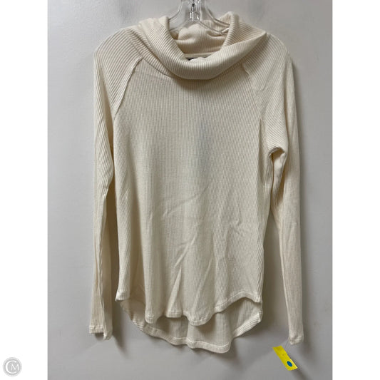 Top Long Sleeve By Charlie B In Cream, Size: Sp