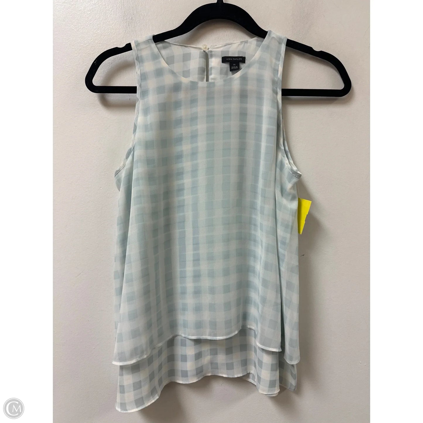 Top Sleeveless By Ann Taylor In Blue, Size: Xs