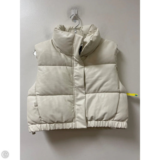 Vest Puffer & Quilted By Zara In Cream, Size: M