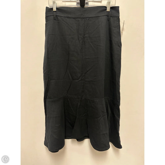 Skirt Maxi By Ann Taylor In Black, Size: 12