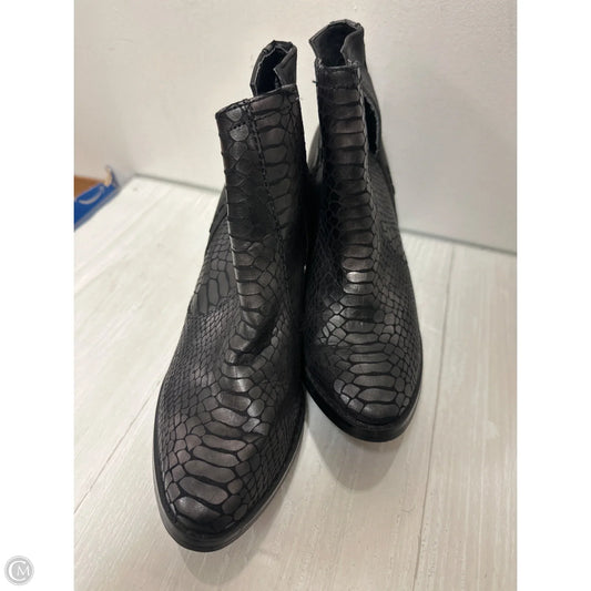 Boots Ankle Heels By Not Rated In Black, Size: 7