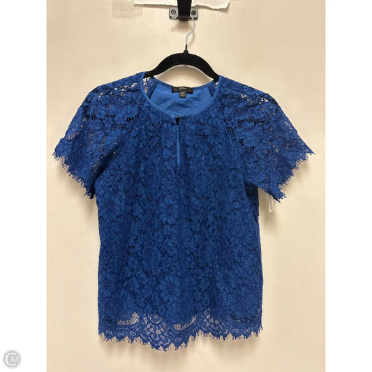 Top Short Sleeve By J. Crew In Blue, Size: Xs