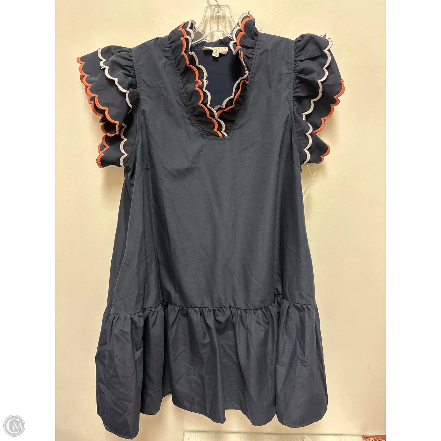 Dress Casual Midi By Entro In Navy, Size: M