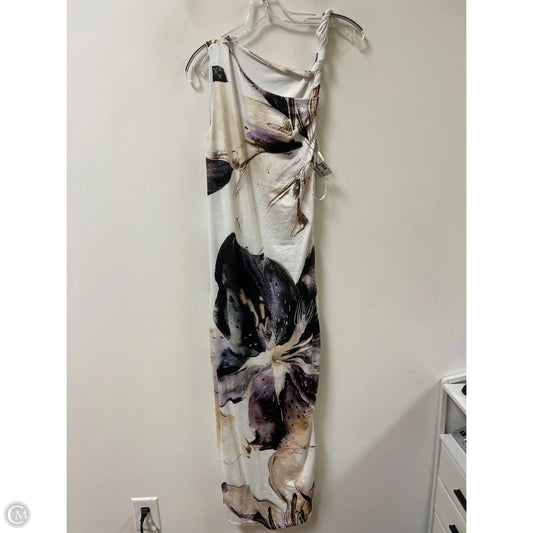 Dress Casual Maxi By Shein In Purple & White, Size: S