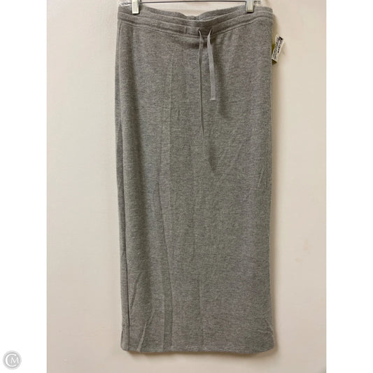 Skirt Maxi By Clothes Mentor In Grey, Size: 12