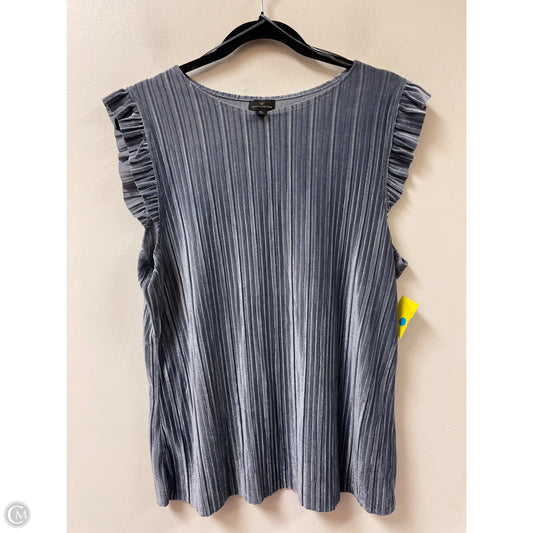 Top Sleeveless By Worthington In Blue, Size: Xl