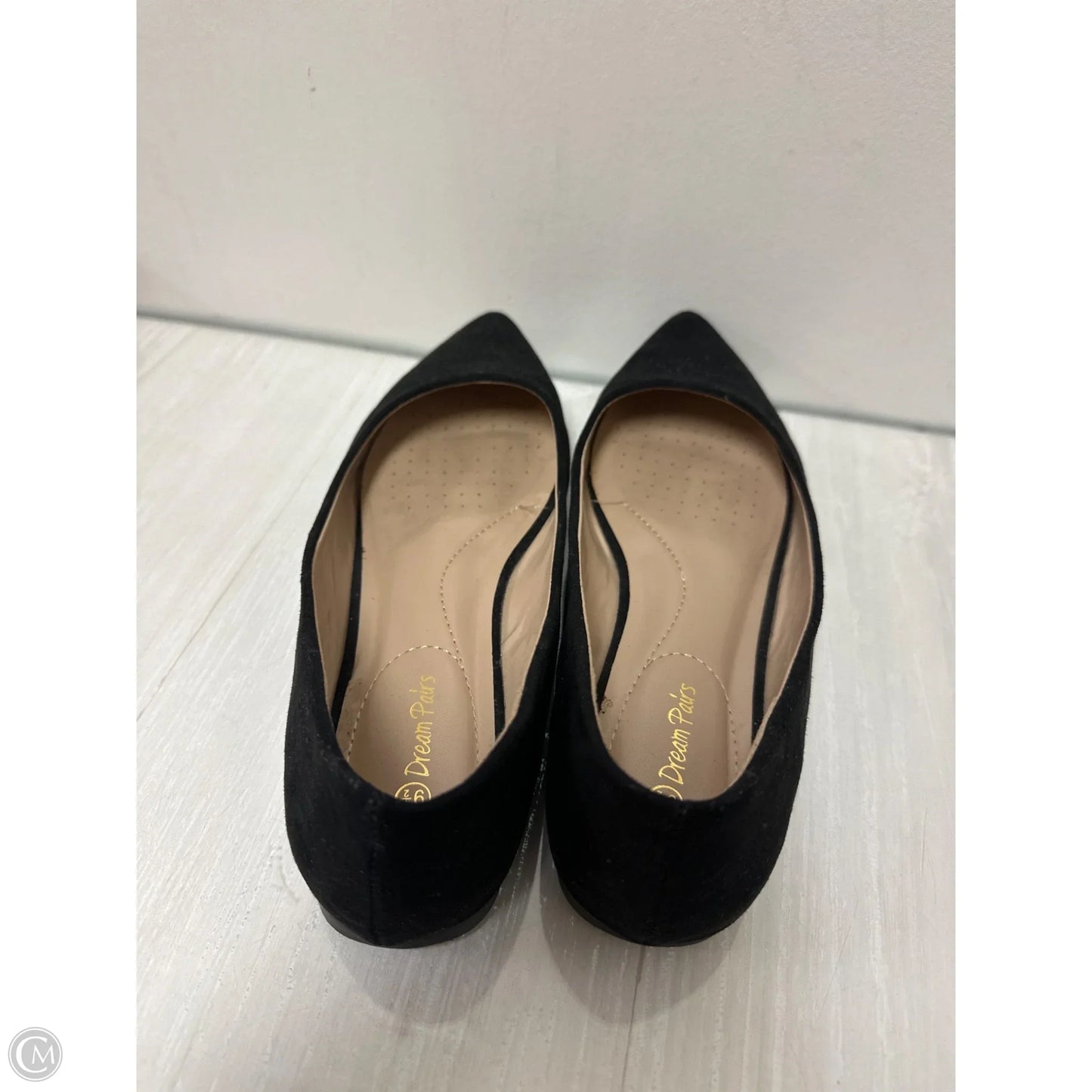 Shoes Flats By Clothes Mentor In Black, Size: 9.5