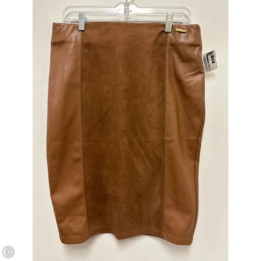 Skirt Midi By Marc New York In Brown, Size: 8