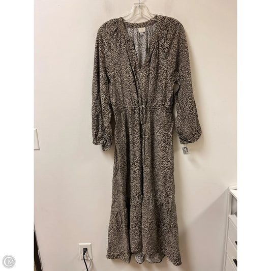 Dress Casual Maxi By A New Day In Animal Print, Size: M