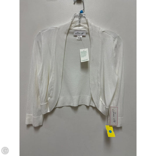 Cardigan By Clothes Mentor In White, Size: S