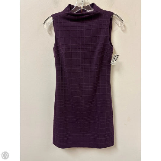 Dress Casual Midi By Calvin Klein In Purple, Size: Xs