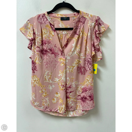 Top Sleeveless By Tahari In Pink, Size: Xs