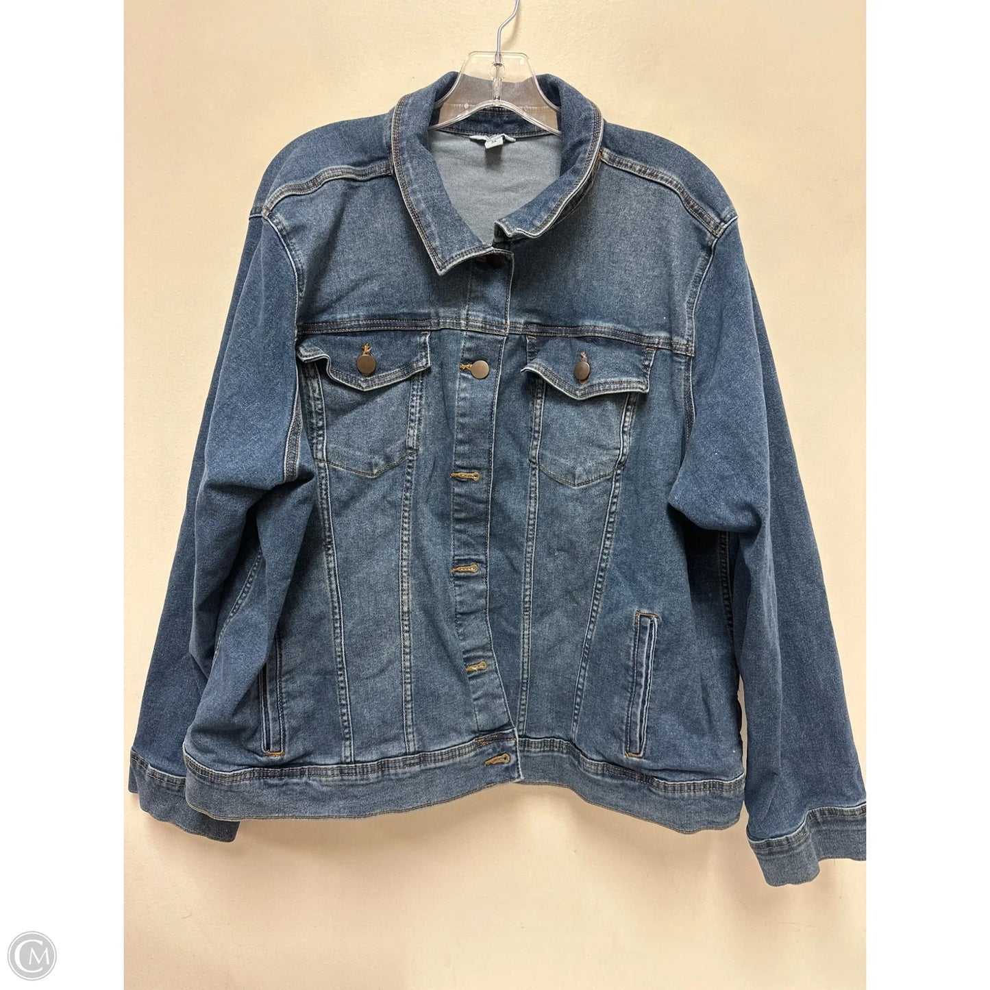 Jacket Denim By Sonoma In Blue Denim, Size: 3x